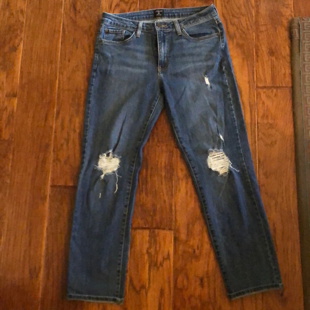 Just black boyfriend jeans